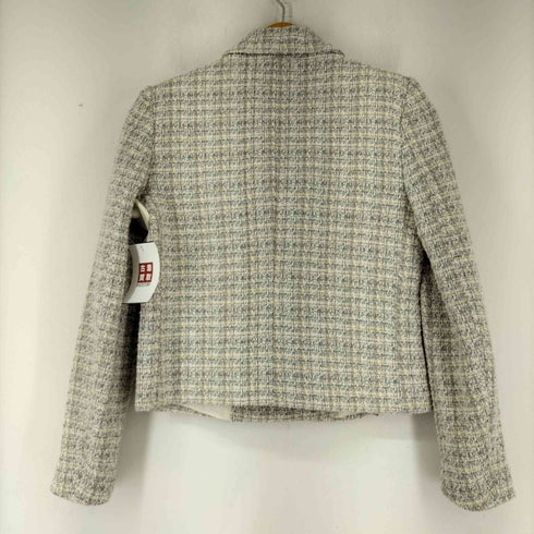 ザラ ZARA コットンダブルツイードブレザー レディース import:XS