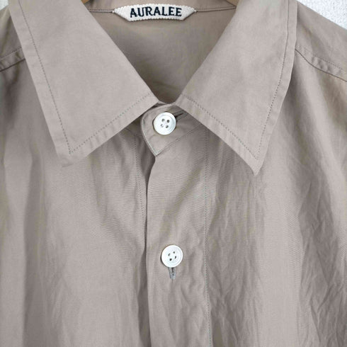 オーラリー AURALEE 18SS WASHED FINX TWILL HALF SLEEVED メンズ 5