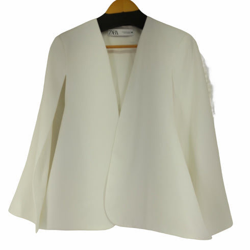 ザラ ZARA ケープブレザー レディース import:M