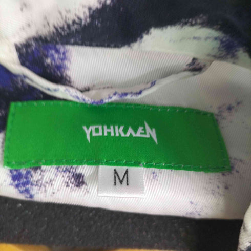 YOHKAEN ペイントデザイン シェルボタン キュプラS/Sシャツ メンズ import:M