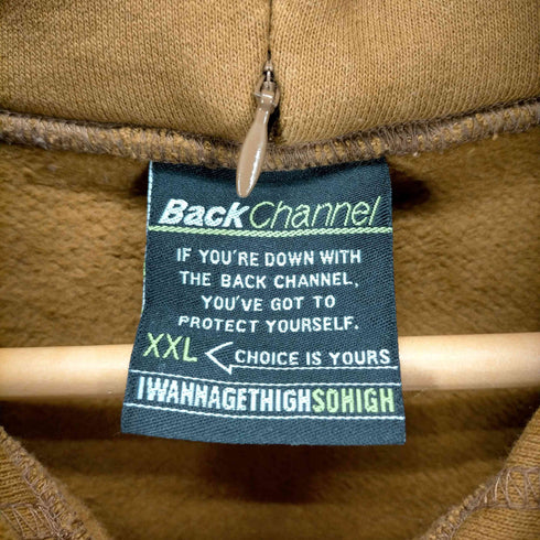 バックチャンネル Back Channel ロゴプリントジップアップパーカー メンズ JPN:XXL