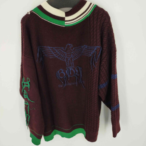 ボーイロンドン BOY LONDON ASYMMETRY TILDEN KNIT アシンメトリーチルデンニット メンズ JPN:L
