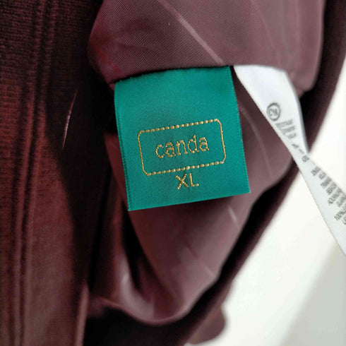 キャンダ CANDA スウェード切替 ウールカーディガン メンズ import:XL