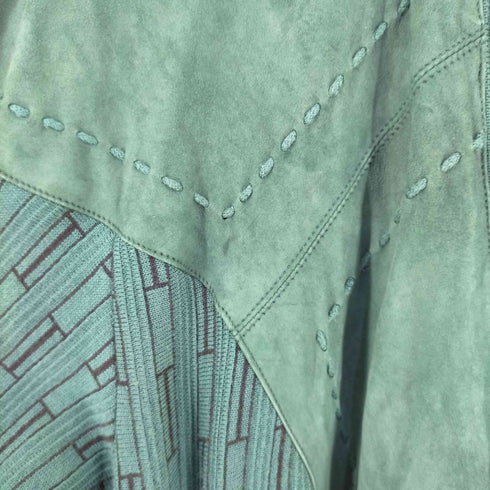 VON EHR ヌバック切替 ウールカーディガン メンズ 54