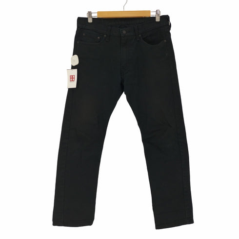 リーバイス Levis 後染め 513 ジップフライ ブラック デニム パンツ メンズ W32 L30