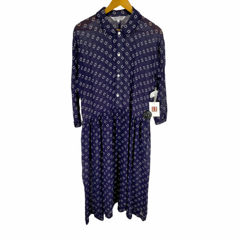 コムデギャルソンコムデギャルソン COMME des GARCONS COMME des GARCONS 総柄アセテートハーフボタンシャツワンピース レディース JPN:L