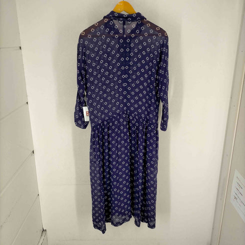 コムデギャルソンコムデギャルソン COMME des GARCONS COMME des GARCONS 総柄アセテートハーフボタンシャツワンピース レディース JPN:L