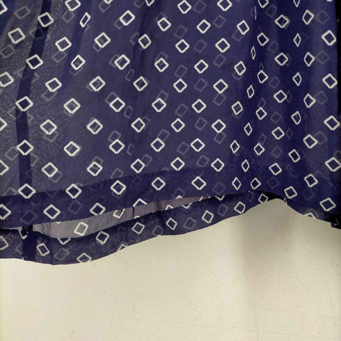 コムデギャルソンコムデギャルソン COMME des GARCONS COMME des GARCONS 総柄アセテートハーフボタンシャツワンピース レディース JPN:L