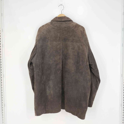 エディーバウアー Eddie Bauer SEATTLE SUEDE ライナー付 ピッグレザースウェード ジップアップジャケット ハーフコート メンズ import:XL