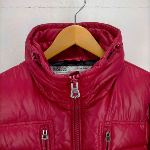 ディーゼル DIESEL 90S レザーパッチ中綿ジャケット メンズ JPN:L