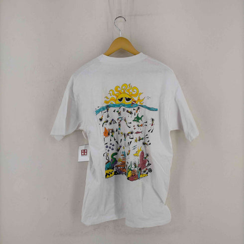フルーツオブザルーム FRUIT OF THE LOOM USA製 JACKSON DID THIS 93年 海洋プリントTシャツ メンズ import:XL