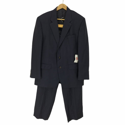 ローレンラルフローレン LAUREN RALPH LAUREN カナダ製 ストライプ 2B テーラードジャケット スラックス セットアップ レディース