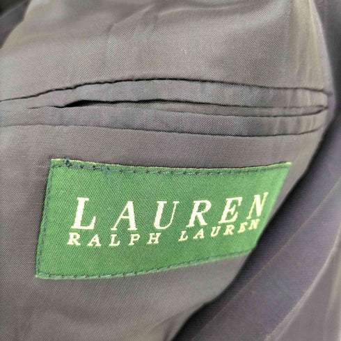 ローレンラルフローレン LAUREN RALPH LAUREN カナダ製 ストライプ 2B テーラードジャケット スラックス セットアップ レディース