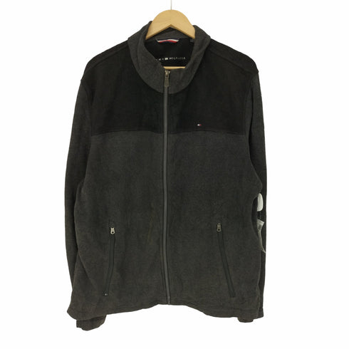 トミーヒルフィガー TOMMY HILFIGER ジップアップ フリース ジャケット メンズ import:XL