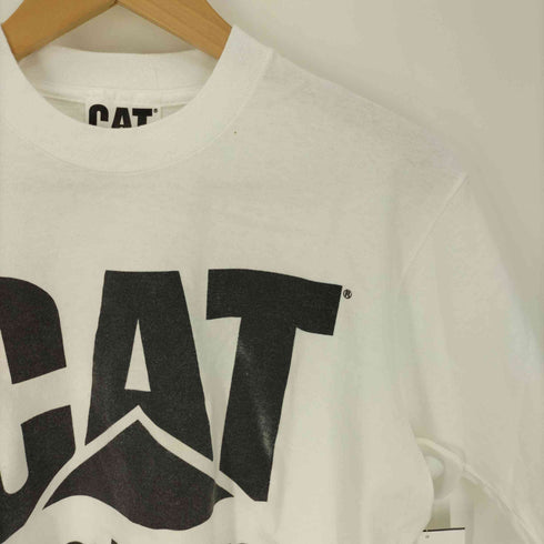 キャタピラー CAT 90S USA製 コピーライト 1993 プリント S/S Tシャツ メンズ import:M