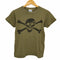 Y2K スカル プリントTシャツ ドクロ 髑髏 レディース JPN:M
