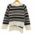 アズールバイマウジー AZUL by moussy DISTRESSED BORDER KNIT TOPS レディース JPN:S
