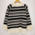 アズールバイマウジー AZUL by moussy DISTRESSED BORDER KNIT TOPS レディース JPN:S