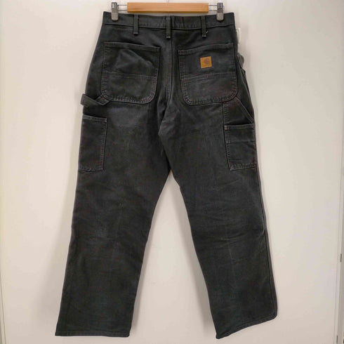 カーハート Carhartt 00s メキシコ製 ダック地 ブラックデニムペインターパンツ メンズ 32×30