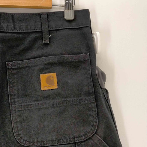 カーハート Carhartt 00s メキシコ製 ダック地 ブラックデニムペインターパンツ メンズ 32×30