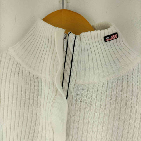 ポロジーンズカンパニーラルフローレン POLO JEANS COMPANY RALPH LAUREN ハーフジップニットトップス レディース import:XL