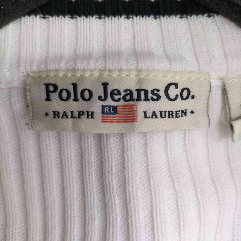 ポロジーンズカンパニーラルフローレン POLO JEANS COMPANY RALPH LAUREN ハーフジップニットトップス レディース import:XL