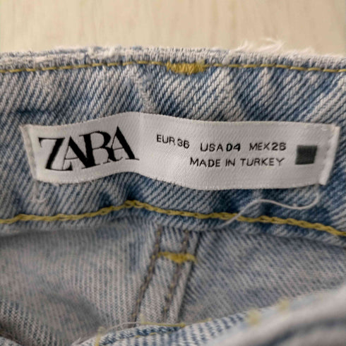 ザラ ZARA slouchy jeans テーパードデニムパンツ レディース 36