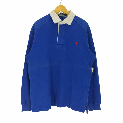 ポロバイラルフローレン Polo by RALPH LAUREN ポニー刺繍 ラガー シャツ ビッグサイズ メンズ XLT