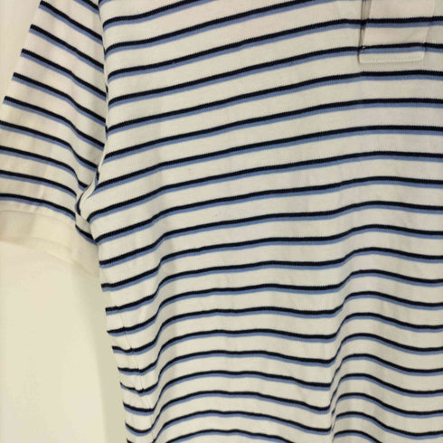 ポロバイラルフローレン Polo by RALPH LAUREN ポニー 刺繍 ボーダー S/S ポロシャツ メンズ import:S