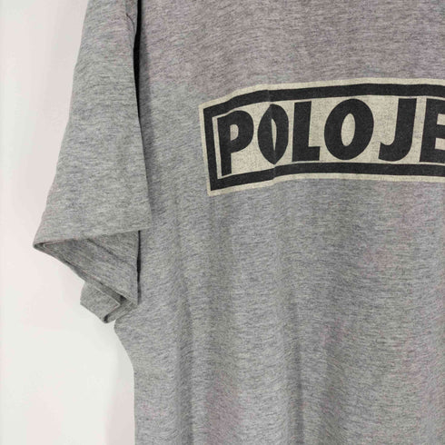 ポロジーンズカンパニーラルフローレン POLO JEANS COMPANY RALPH LAUREN USA製 ボックス プリント S/S Tシャツ メンズ import:L