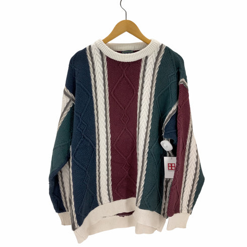 チャップスラルフローレン CHAPS RALPH LAUREN USA製 ケーブルニット メンズ JPN:M