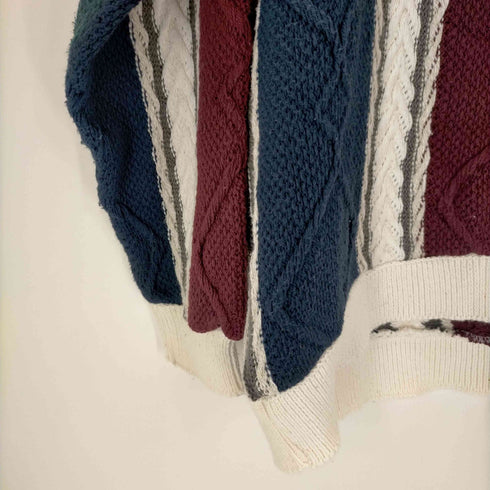 チャップスラルフローレン CHAPS RALPH LAUREN USA製 ケーブルニット メンズ JPN:M