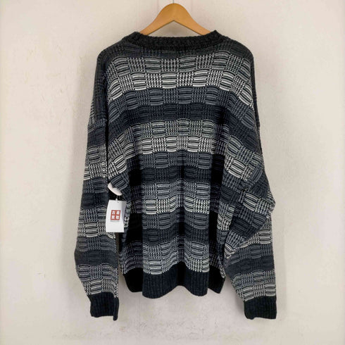 デヴィッドテイラー david taylor USA製 アクリル 3Dニット メンズ import:XL