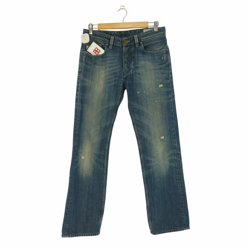 ディーゼルインダストリー Diesel Industry LARKEE ボタンフライダメージデニムパンツ メンズ W:30 L:32
