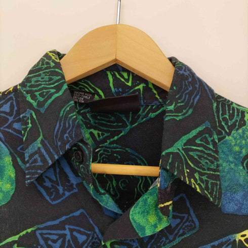 フメイ COLORE ITALIA 総柄 レーヨン S/S シャツ メンズ import:M