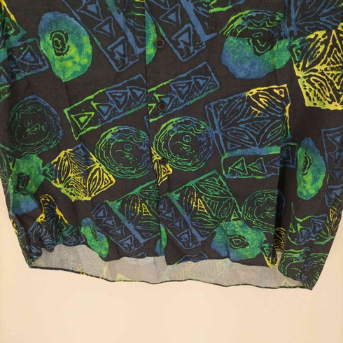 フメイ COLORE ITALIA 総柄 レーヨン S/S シャツ メンズ import:M