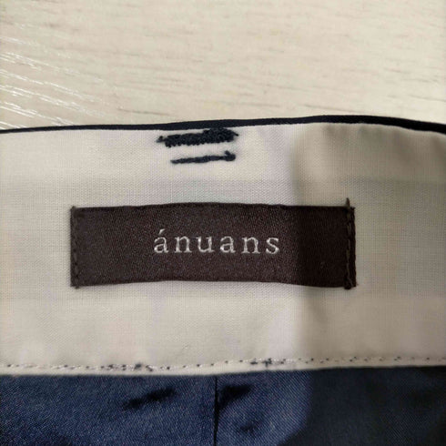 アニュアンス anuans グロスサテンツータックワイドパンツ レディース JPN:S