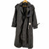 NERAZZURRI フェイクレザーフレアトレンチコート レディース import:L