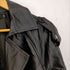 NERAZZURRI フェイクレザーフレアトレンチコート レディース import:L