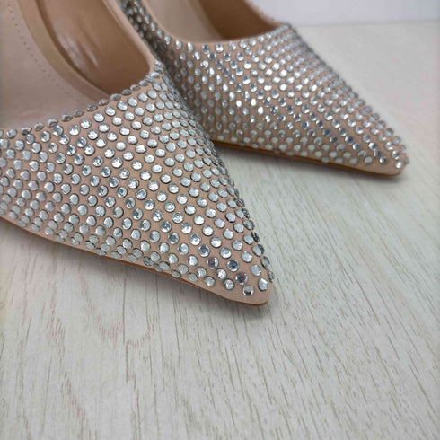 シュッツ SCHUTZ ラインストーンパンプス レディース 6B