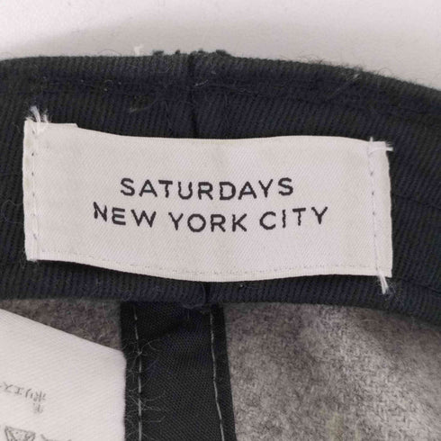 サタデーズニューヨークシティ Saturdays New York City S刺繍 ウール6パネルキャップ メンズ S/M
