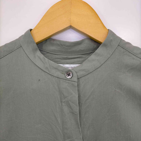 ビューティーアンドユースユナイテッドアローズ BEAUTY & YOUTH UNITED ARROWS スタンドカラーAラインワンピース レディース
