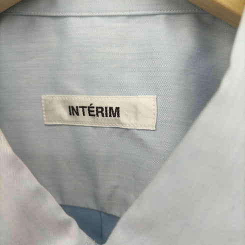インテリム INTERIM 23SS 200/2 SUPIMA TWILL REGULAR COLLAR SHIRT 200双 スーピマ ツイル レギュラー カラーシャツ メンズ JPN:4