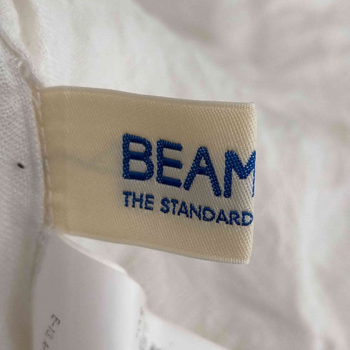ビームスボーイ BEAMS BOY リネン バンドカラー プルオーバー シャツ レディース