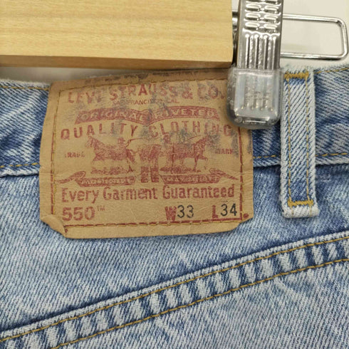 リーバイス Levis 00S 550 ボタン裏740 ジップフライ RELAXED FIT デニムパンツ メンズ W33 L34
