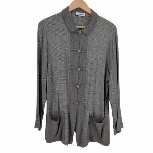 チャイナレーヨンシャツ レディース import:M