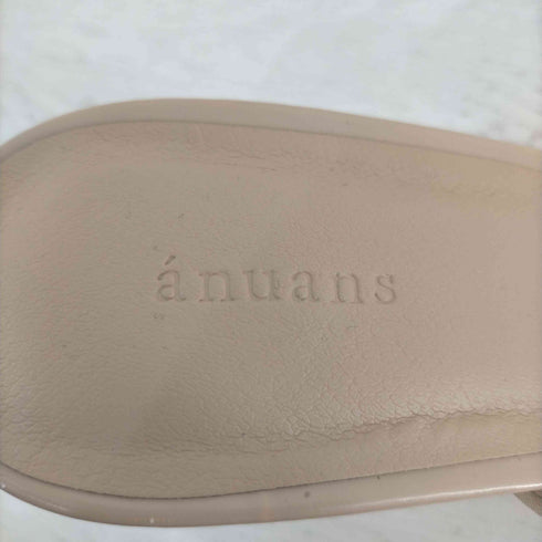 アニュアンス anuans デザインスクエアトゥミュール レディース JPN:L