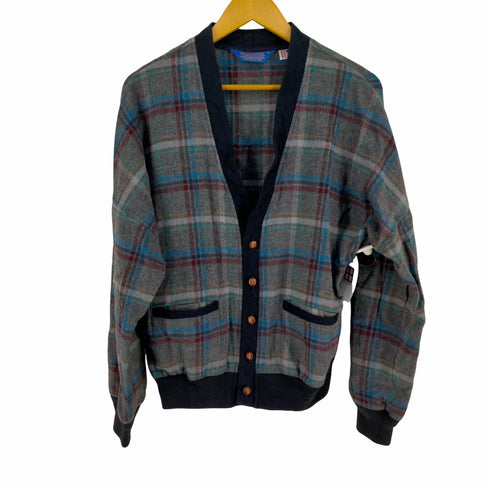 ペンドルトン PENDLETON 胡桃ボタン ウールカーディガン メンズ import:M