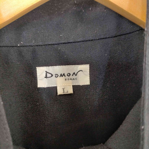 - DOMON レーヨン混 比翼 スタンドカラーシャツ メンズ JPN:L