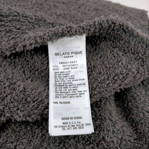 ジェラートピケオム Gelato Pique Homme パウダーブランケット メンズ ONE SIZE